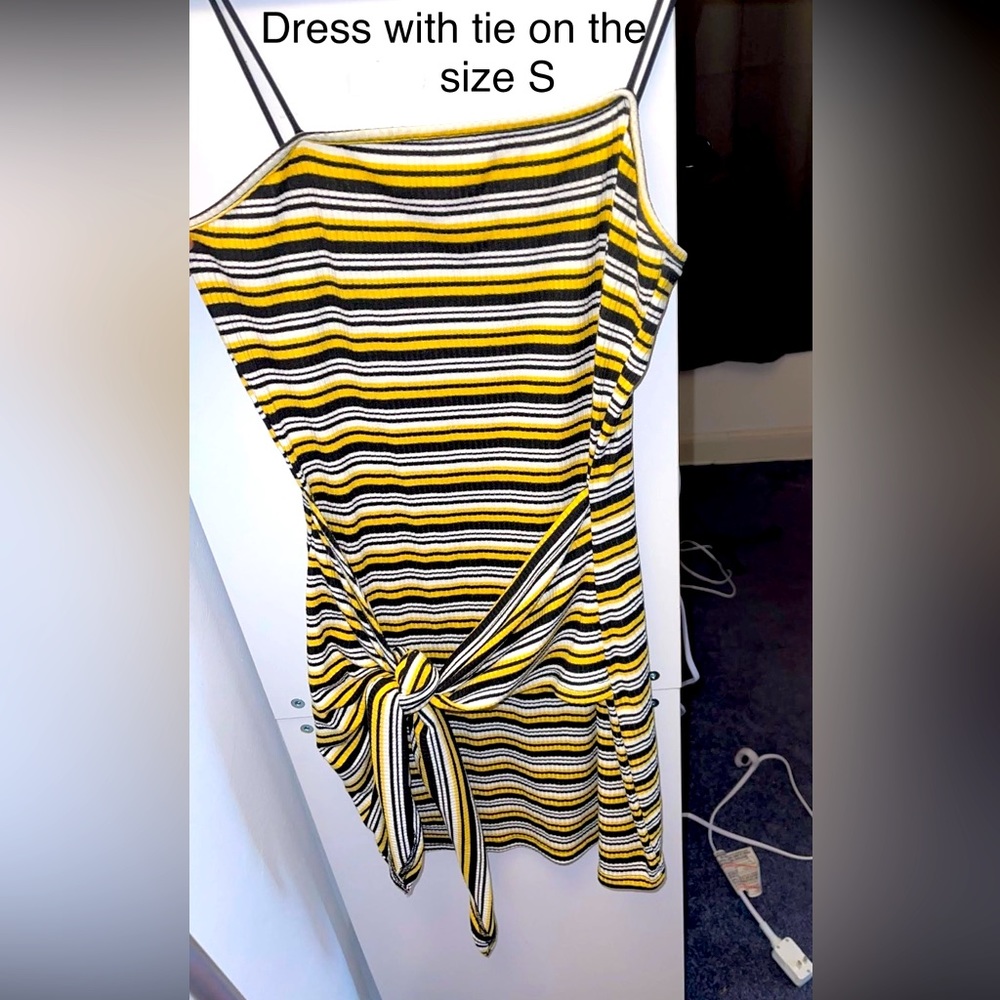 Stripe short dress